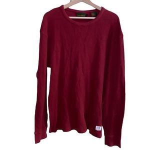 Men’s Red Timberland Thermal Long Sleeve Shirt (XL)